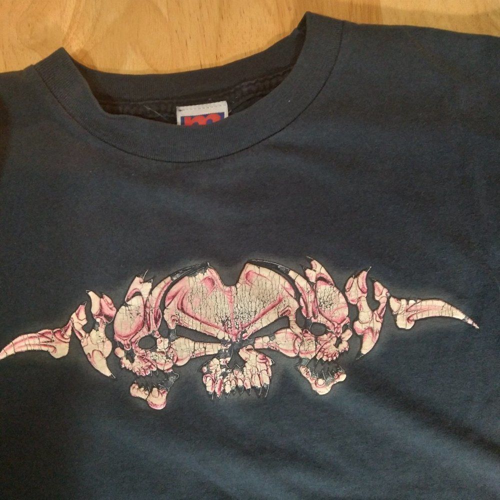 Vintage Mixology Skulls Graphic T-Shirt
